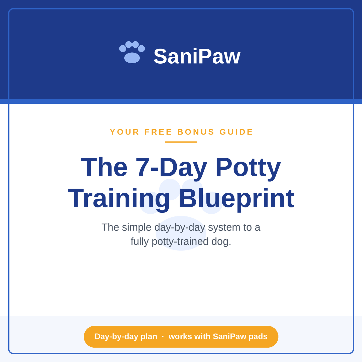 7-Day Potty Training Blueprint